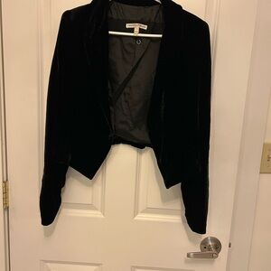 Twenty8Twelve Black Velvet Blazer